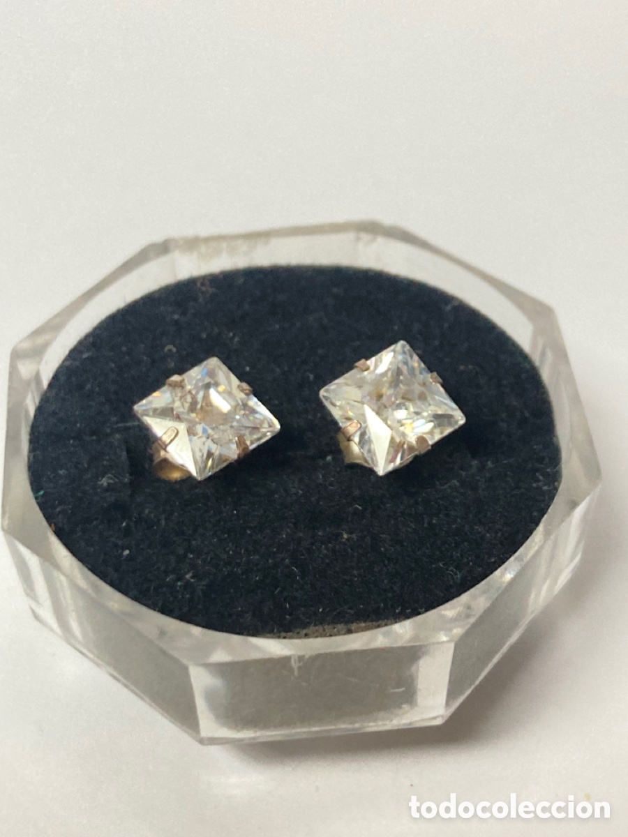 Joaillerie: Pendientes de plata y circonita /P41