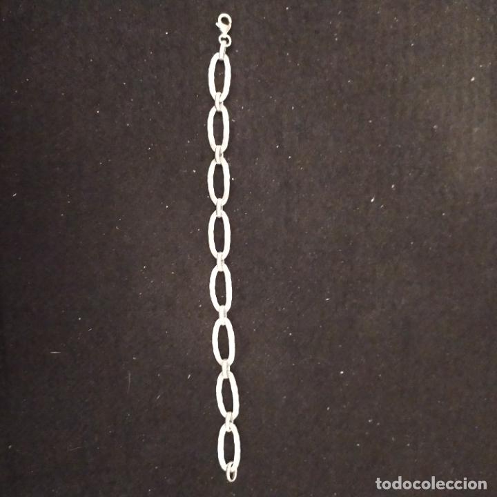 Joyeria: PULSERA DE PLATA CON ESLABONES. PESO 12 gr Y 20 cm - Foto 1