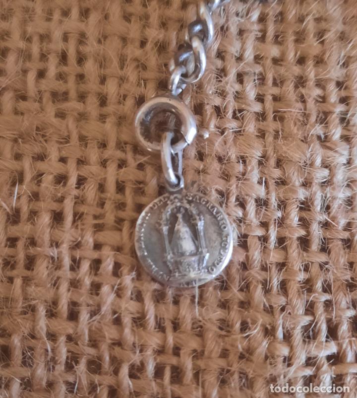 Joyeria: PULSERA Y MEDALLA EN PLATA DE LEY. - Foto 2