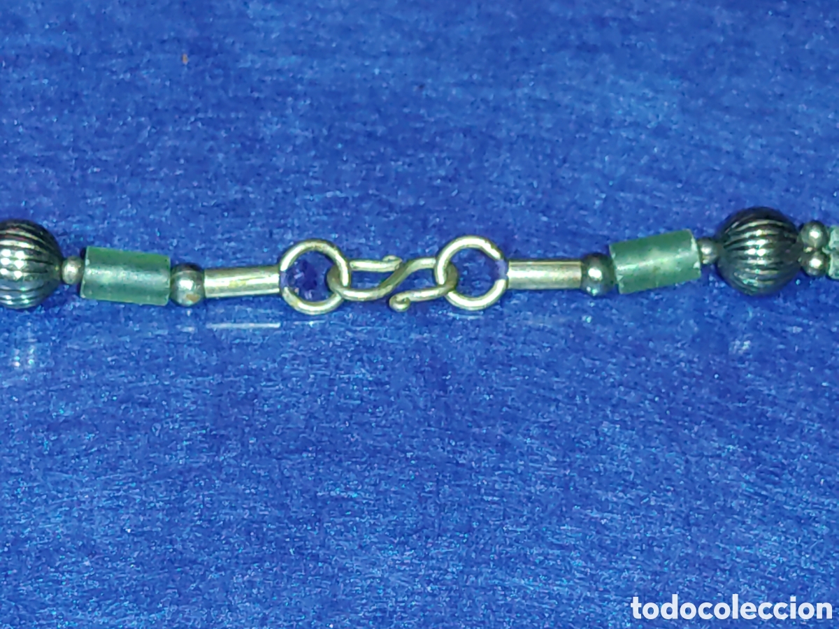Joyeria: Collar Bereber, turquesa, lapisl&aacute;zuli.Vintage. - Foto 7
