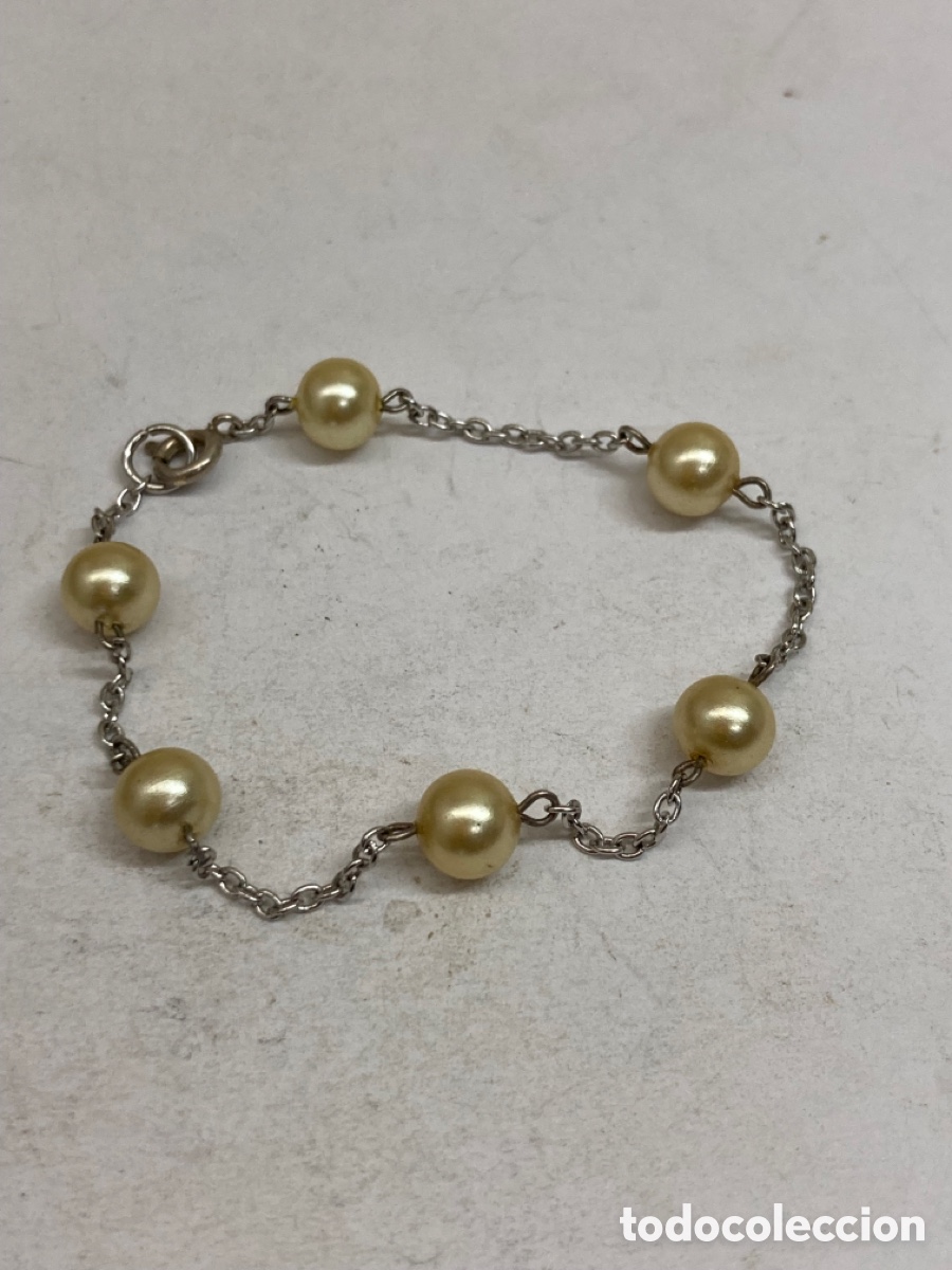 Joyeria: Pulsera de plata y perlas Pul49 - Foto 1