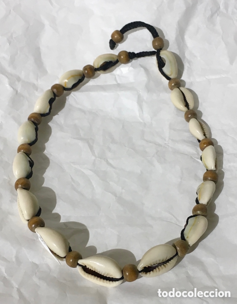 Joyeria: Collar. Cauries. Camer&uacute;n. Hecho a mano. - Foto 1