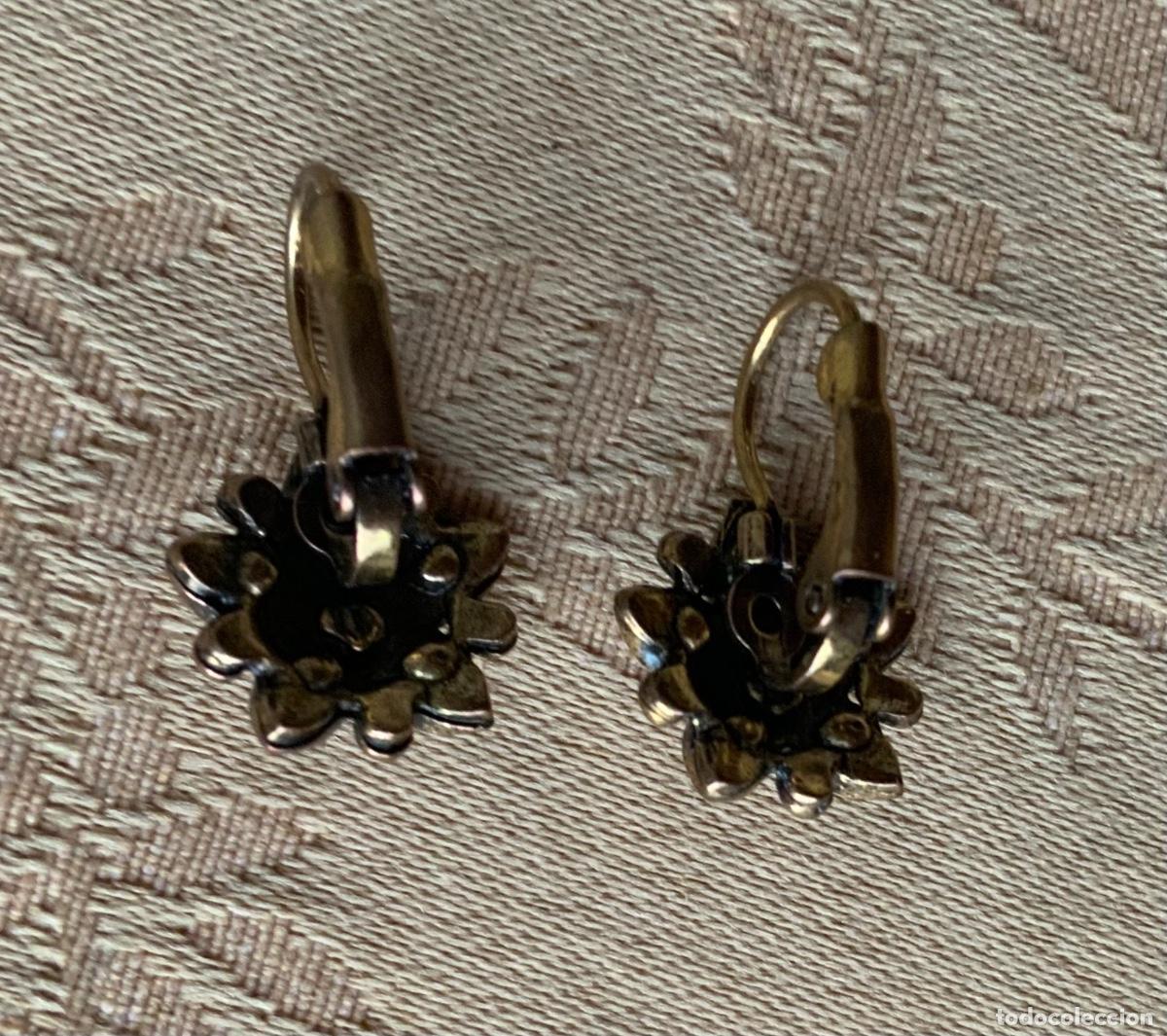 Joyeria: PENDIENTES VINTAGE PIEDRAS ROJAS - Foto 7