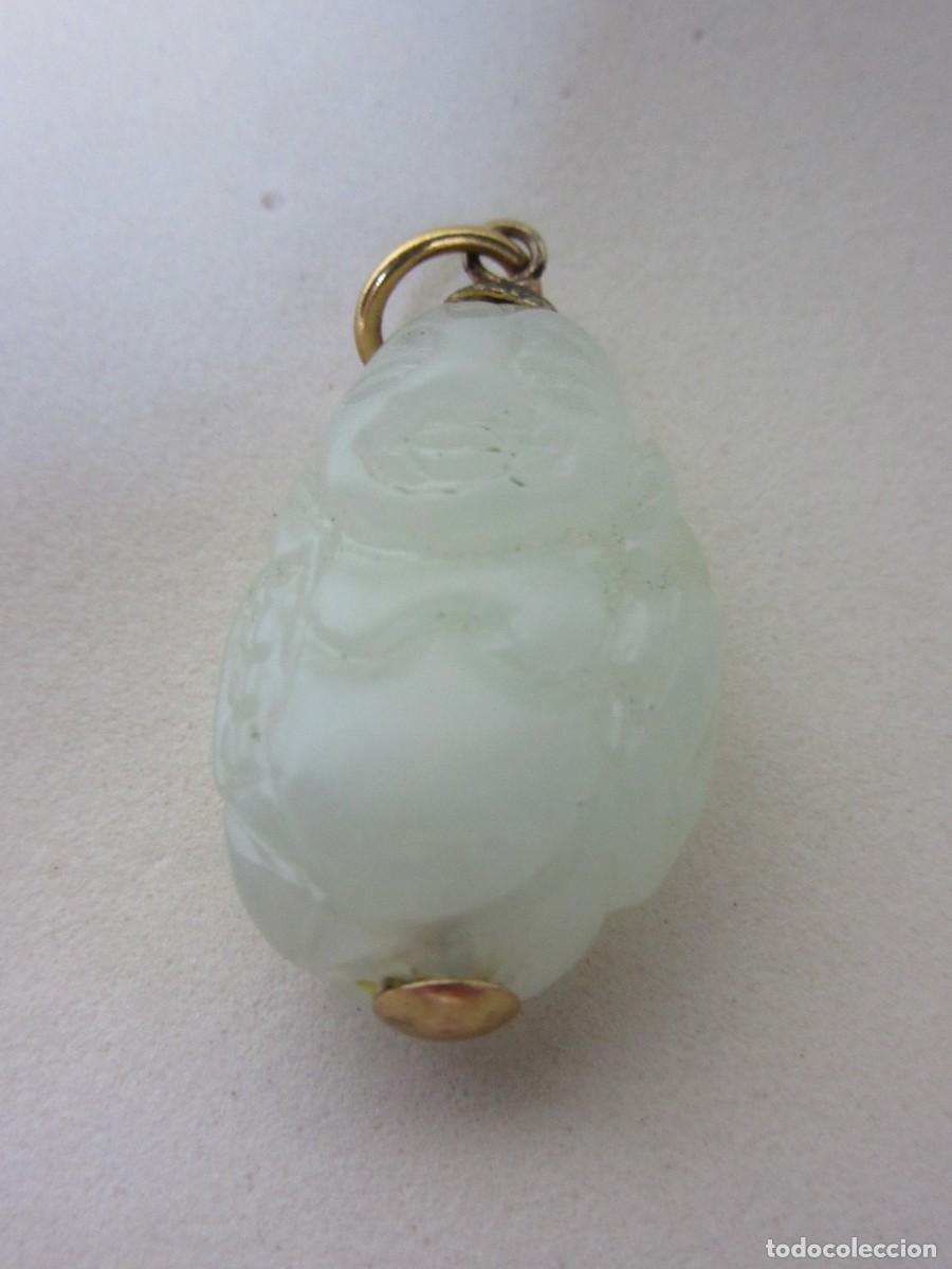 Joyeria: COLGANTE BUDA DE LA FORTUNA EN JADE BLANCO - Foto 1