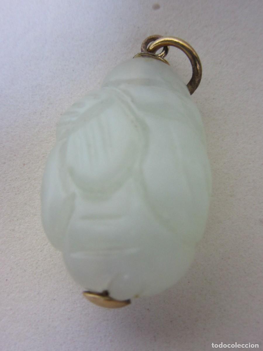 Joyeria: COLGANTE BUDA DE LA FORTUNA EN JADE BLANCO - Foto 3