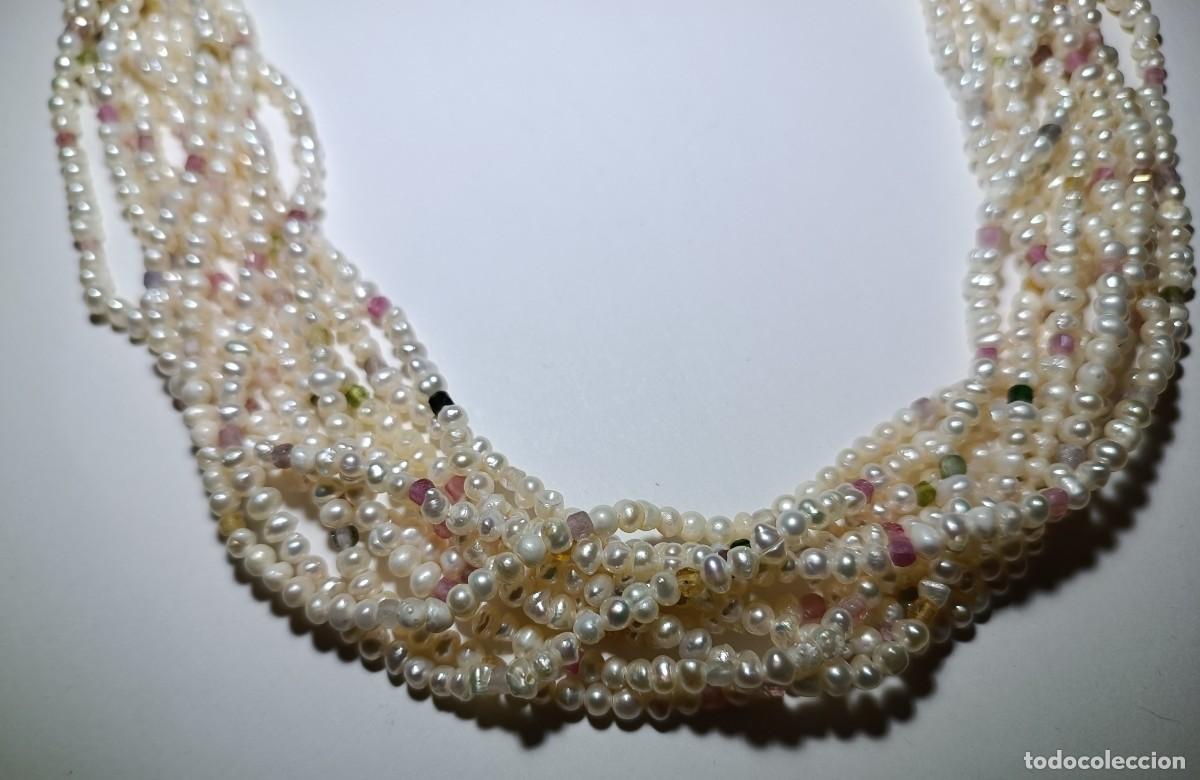 Joyeria: COLLAR DE PERLAS Y TURMALINAS - Foto 5