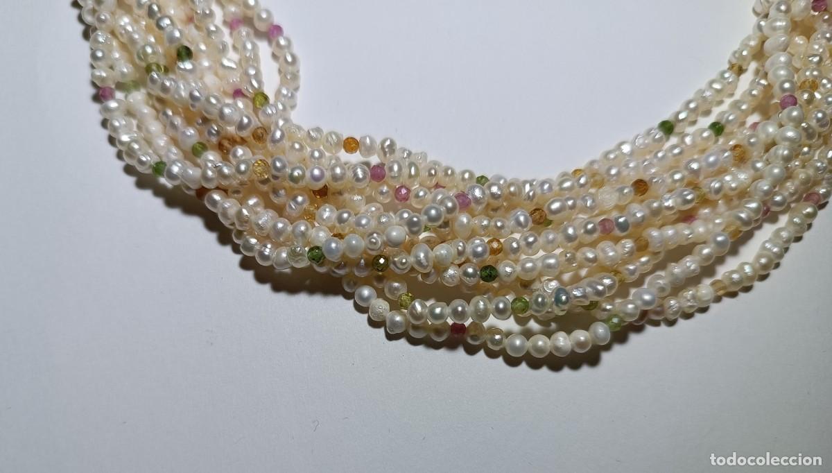 Joyeria: COLLAR DE PERLAS Y TURMALINAS - Foto 5