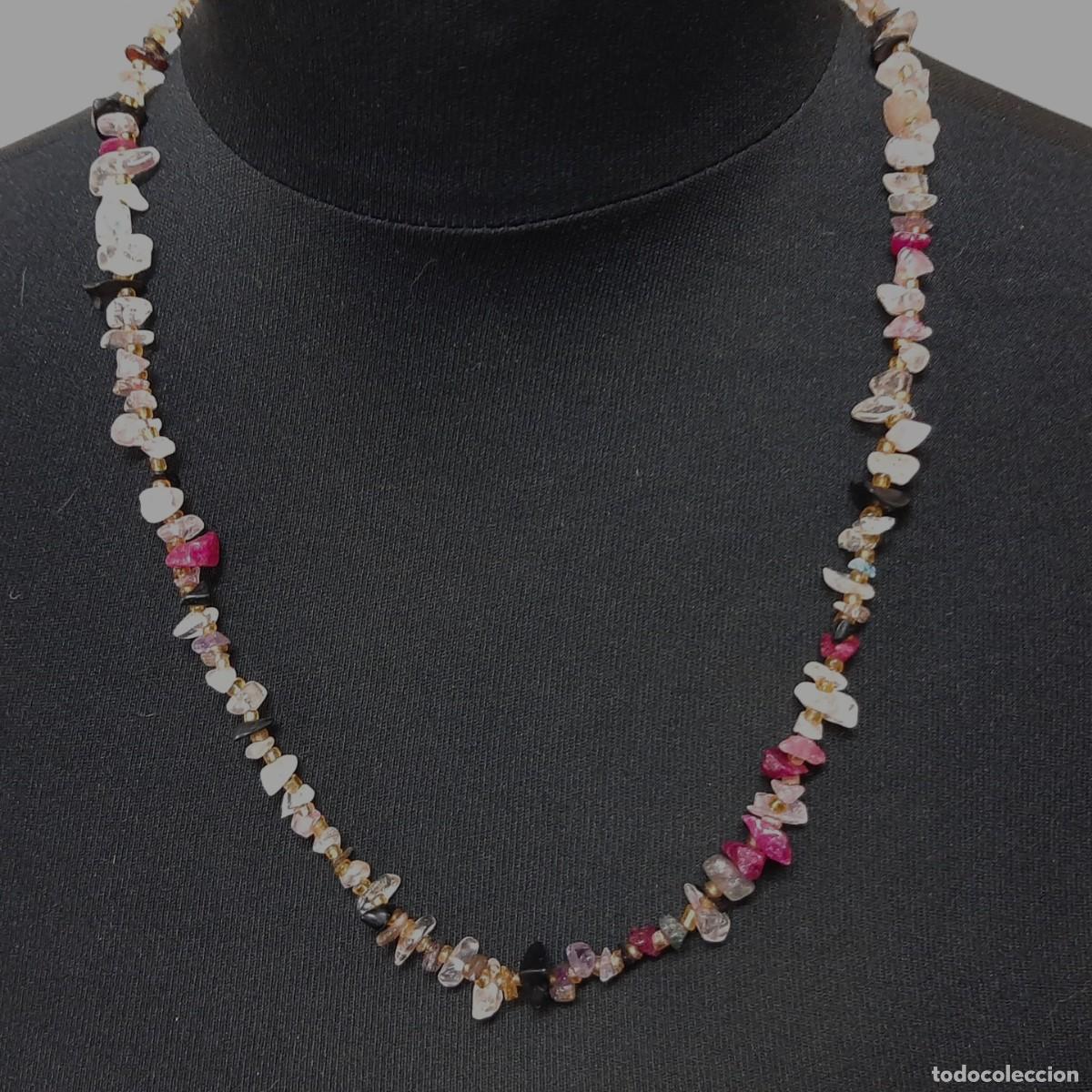 Joyeria: Collar vintage de chips de &aacute;gata natural(2.2) - Foto 6