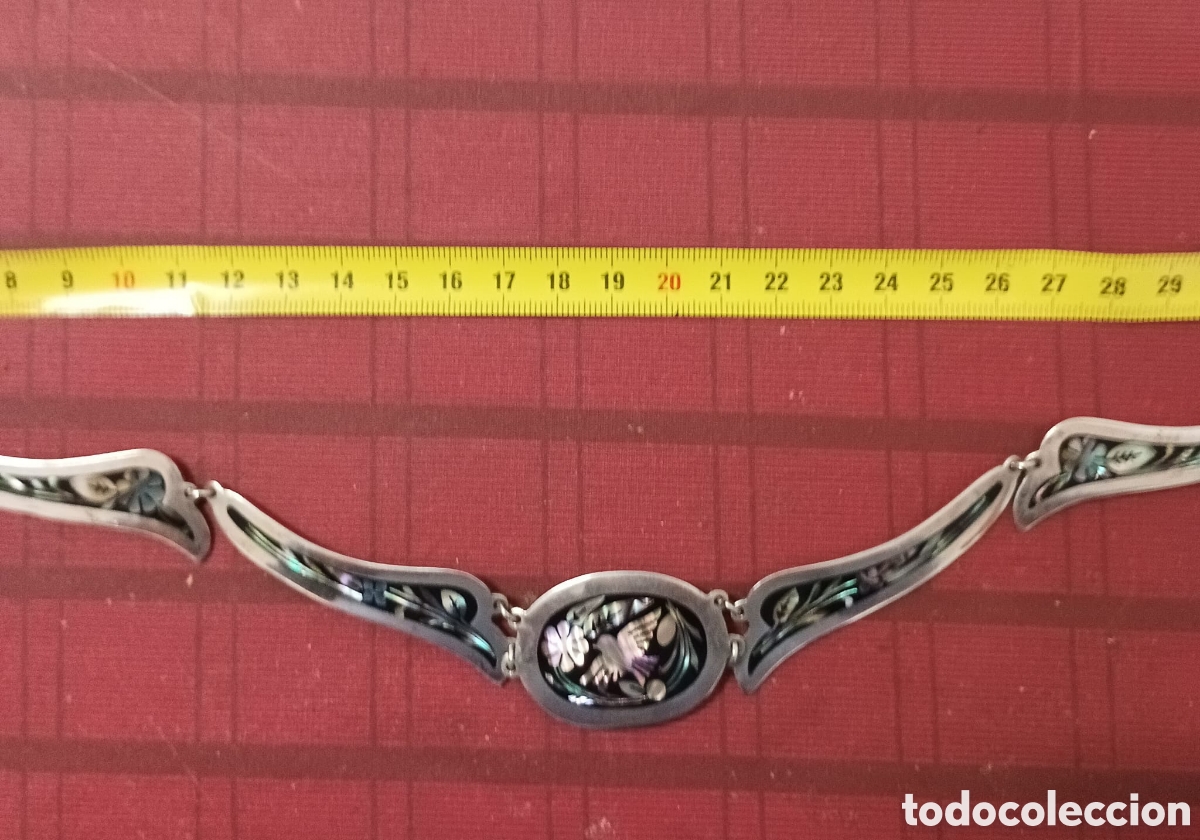 Joyeria: Collar y pendientes de plata y madre Perla - Foto 7