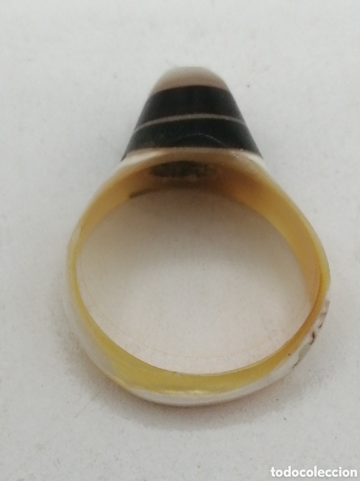 Joyeria: Antiguo anillo n&aacute;car y baquelita - Foto 6