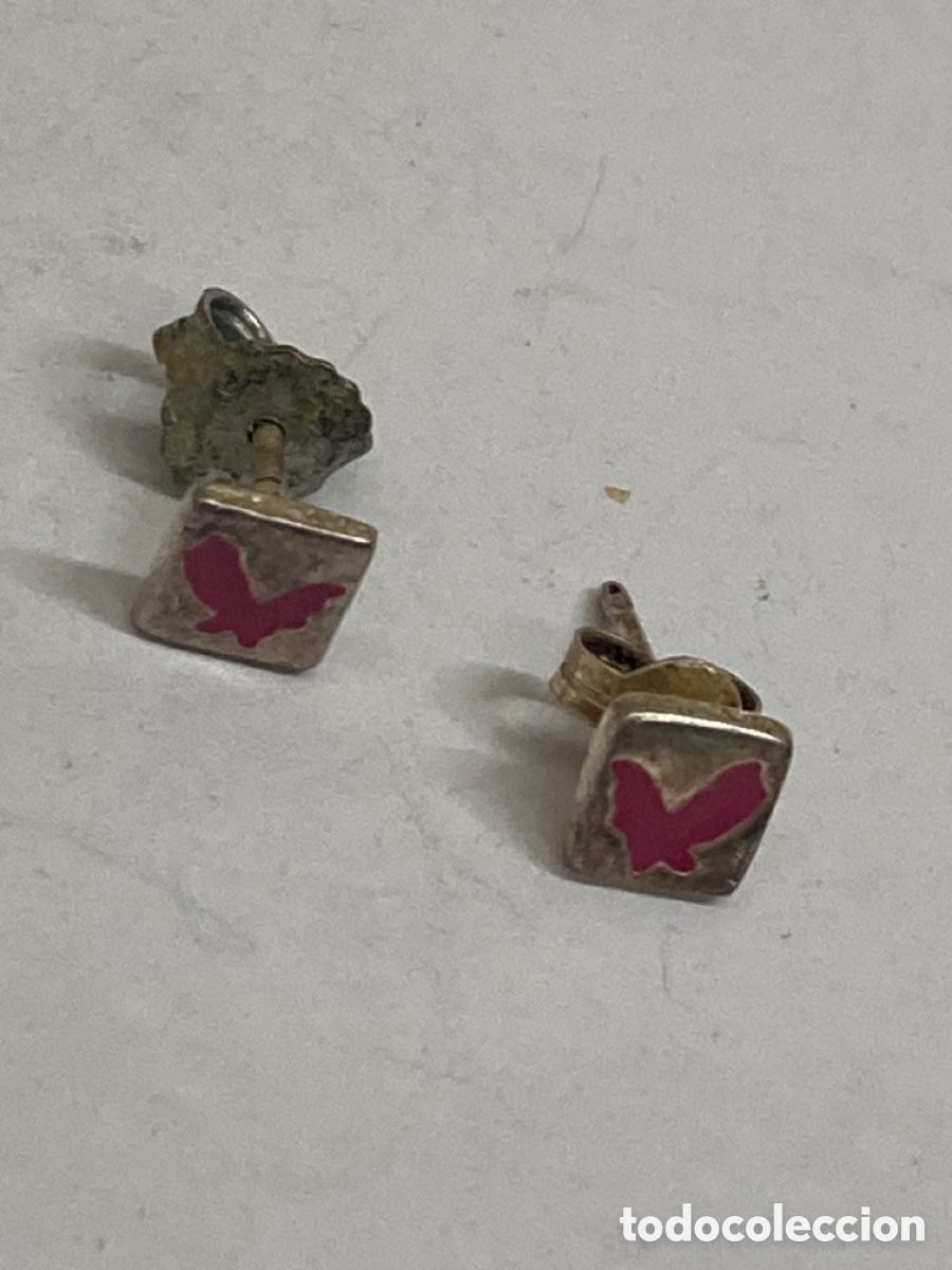 Gioielleria: Pendientes de plata esmaltado P55