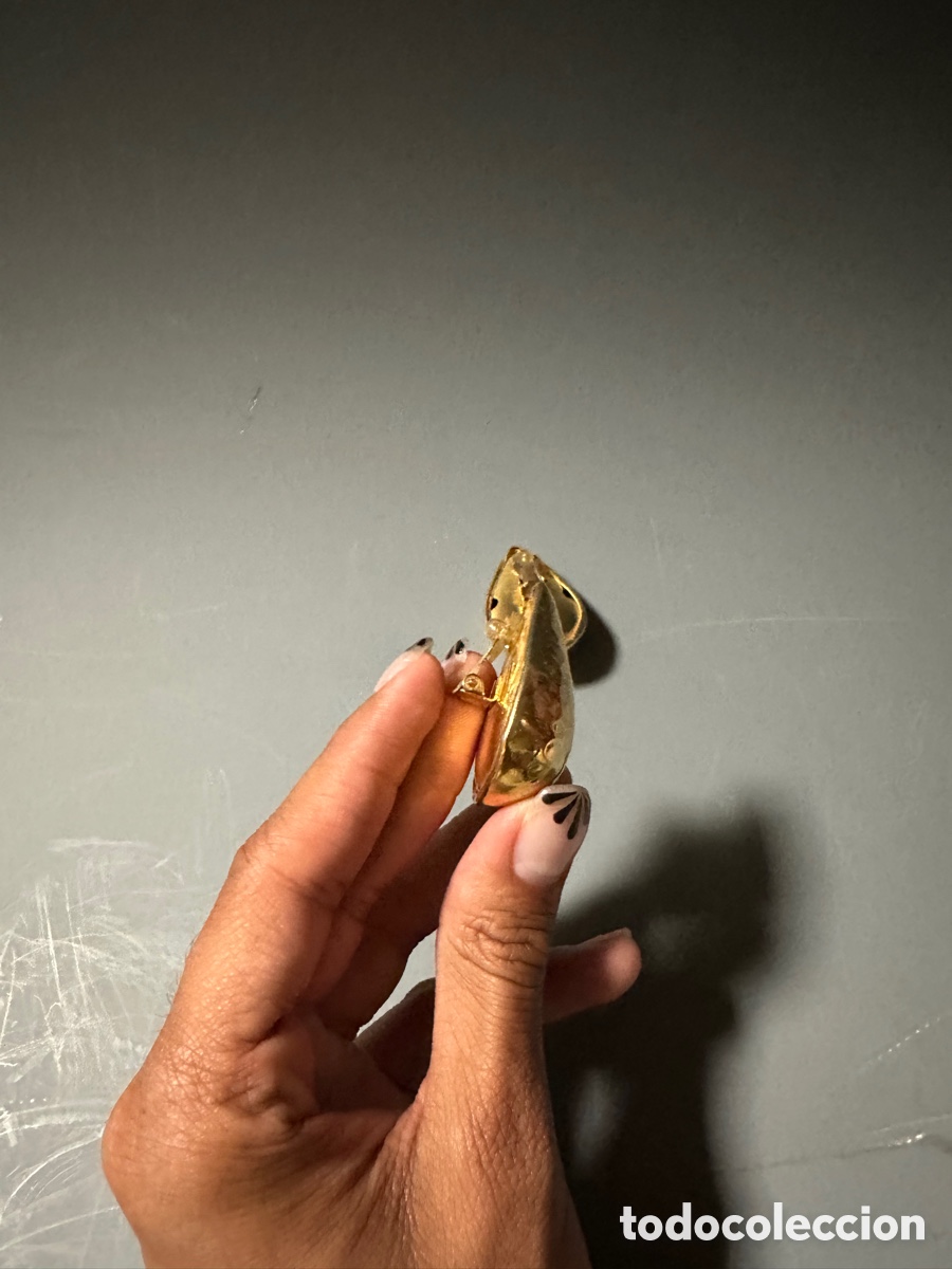 Joyeria: PENDIENTES DORADOS EN FORMA DE L&Aacute;GRIMAS - Foto 5
