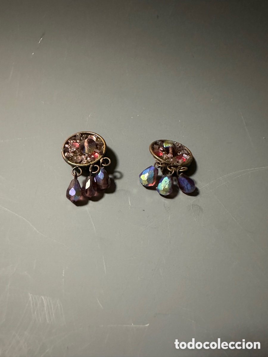 Schmuck: PENDIENTES CON VARIAS CUENTAS COLORIDAS