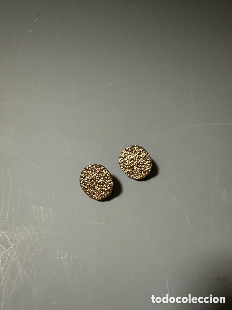 Joyeria: PENDIENTES DORADOS CON PATR&Oacute;N DE ARRUGA - Foto 2