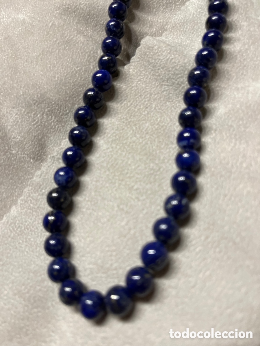 Joyeria: Collar lapisl&aacute;zuli con broche marinero - Foto 3