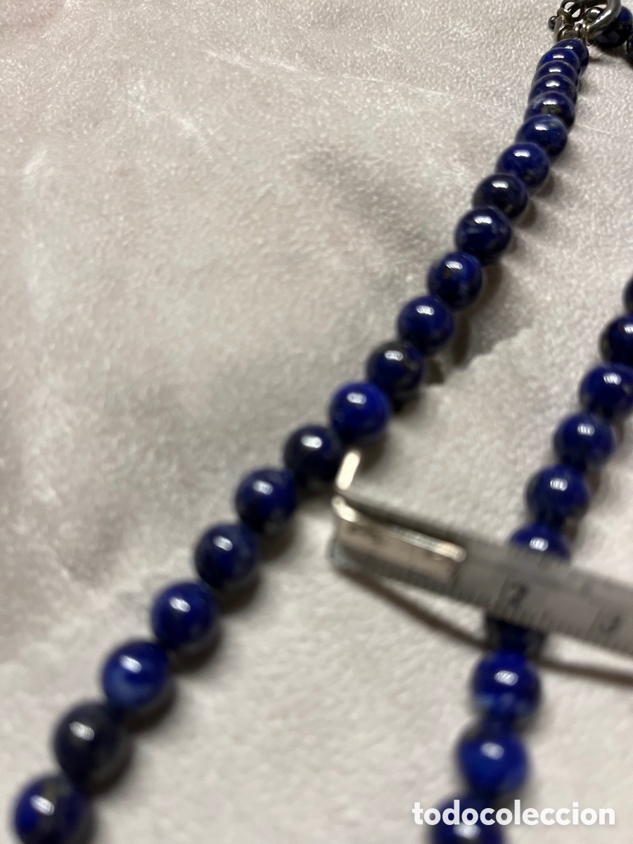 Joyeria: Collar lapisl&aacute;zuli con broche marinero - Foto 5