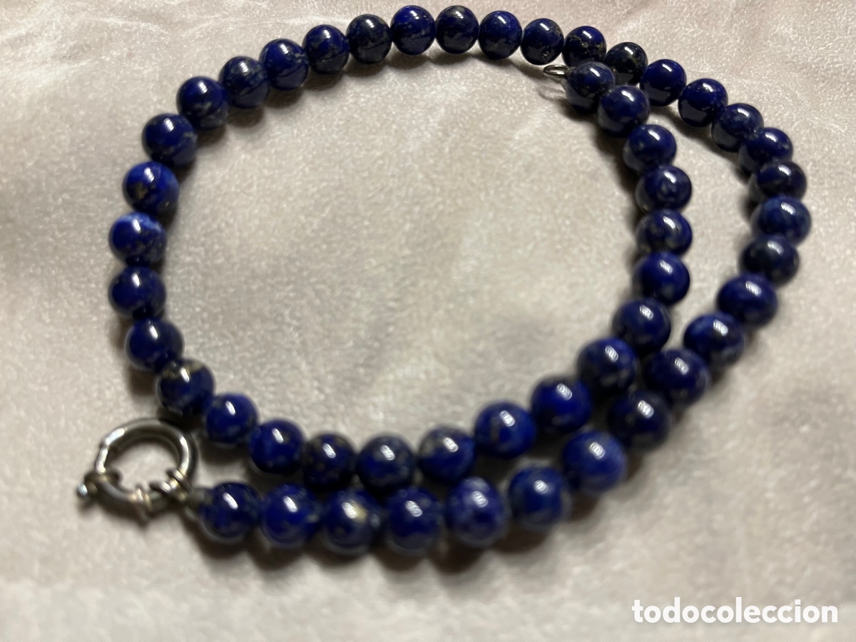 Joyeria: Collar lapisl&aacute;zuli con broche marinero - Foto 8