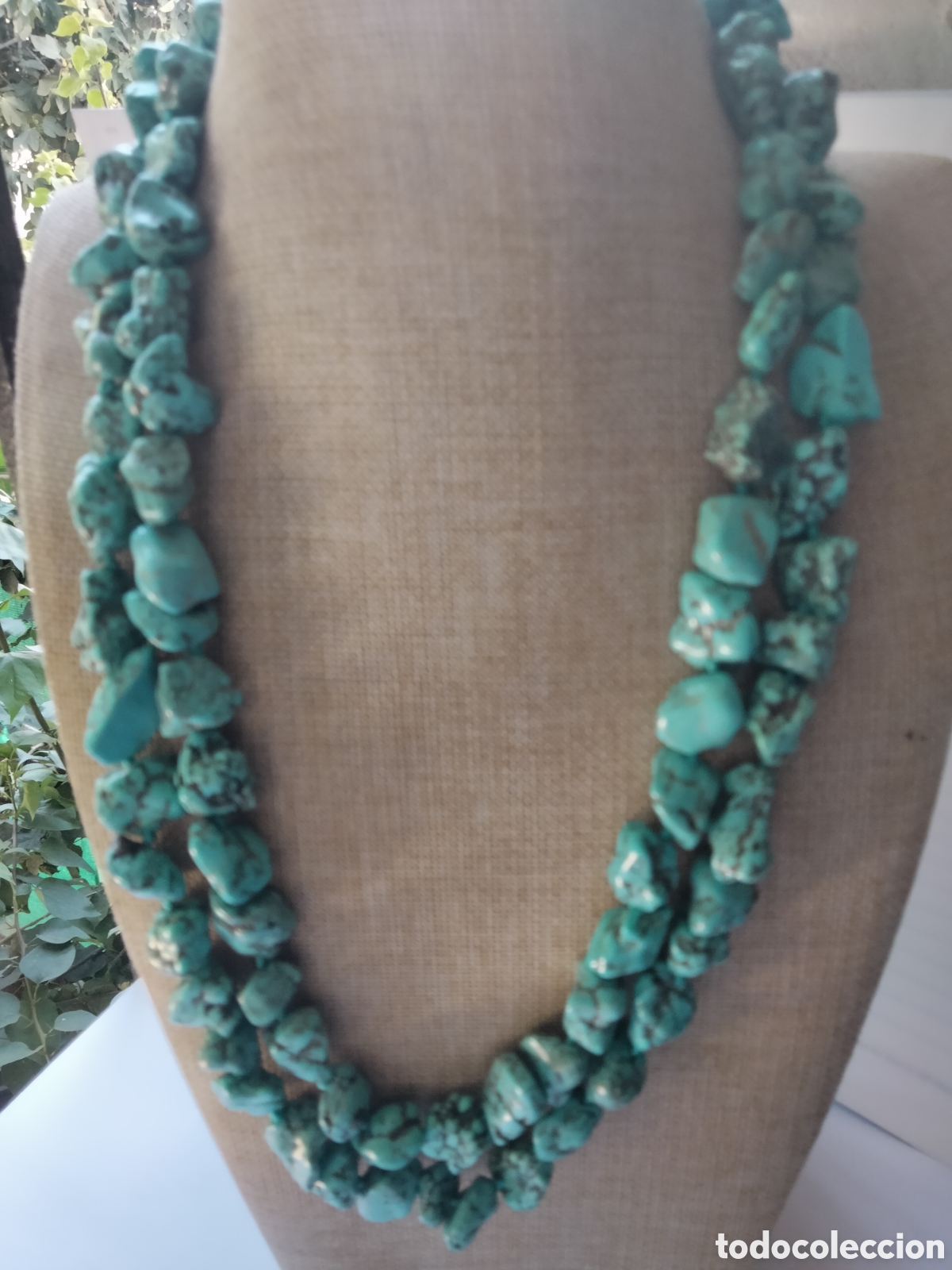 Joyeria: COLLAR TURQUESAS BARROCAS EXTRA LARGO 123 CM - Foto 4