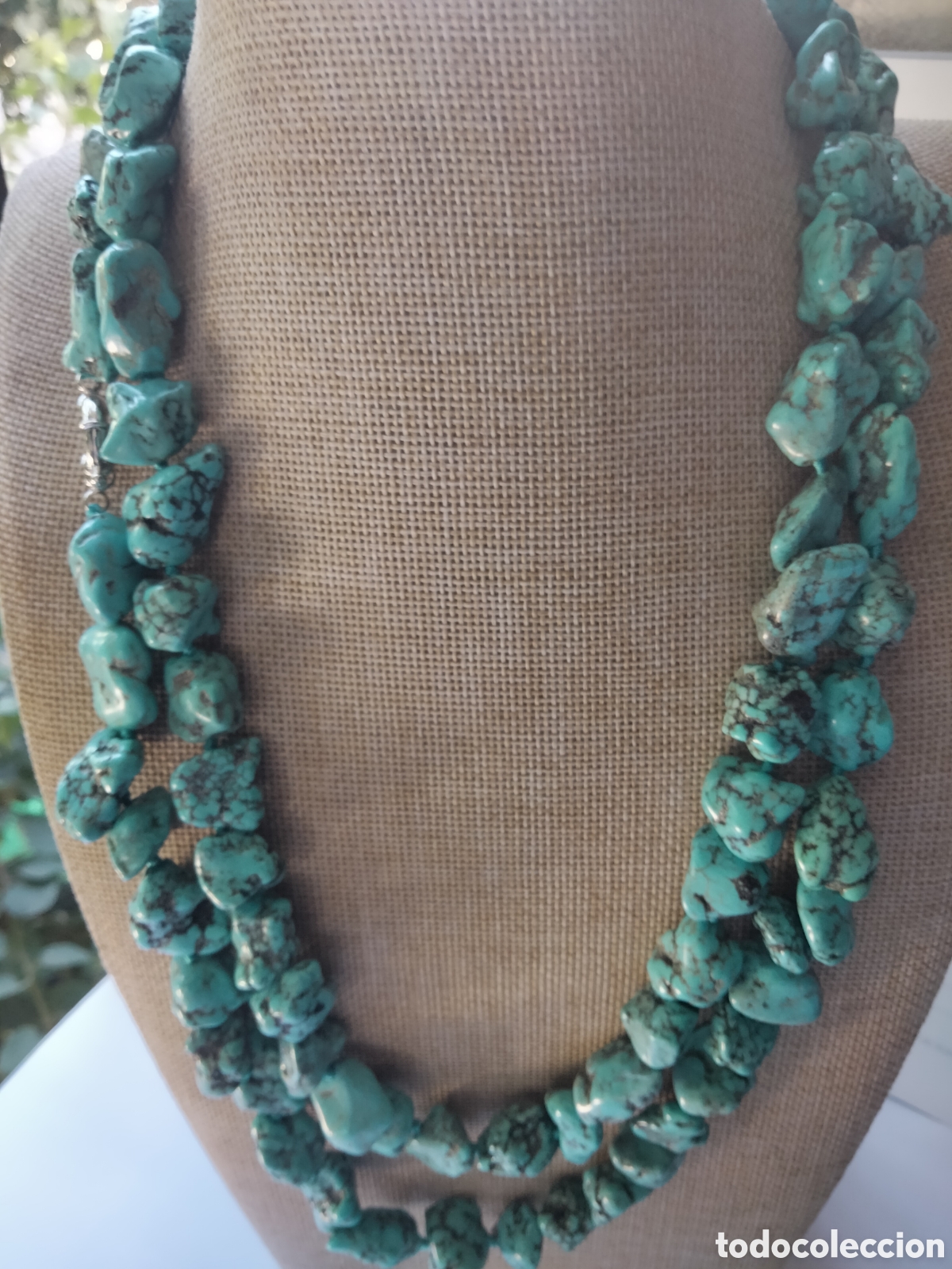 Joyeria: COLLAR TURQUESAS BARROCAS EXTRA LARGO 123 CM - Foto 5