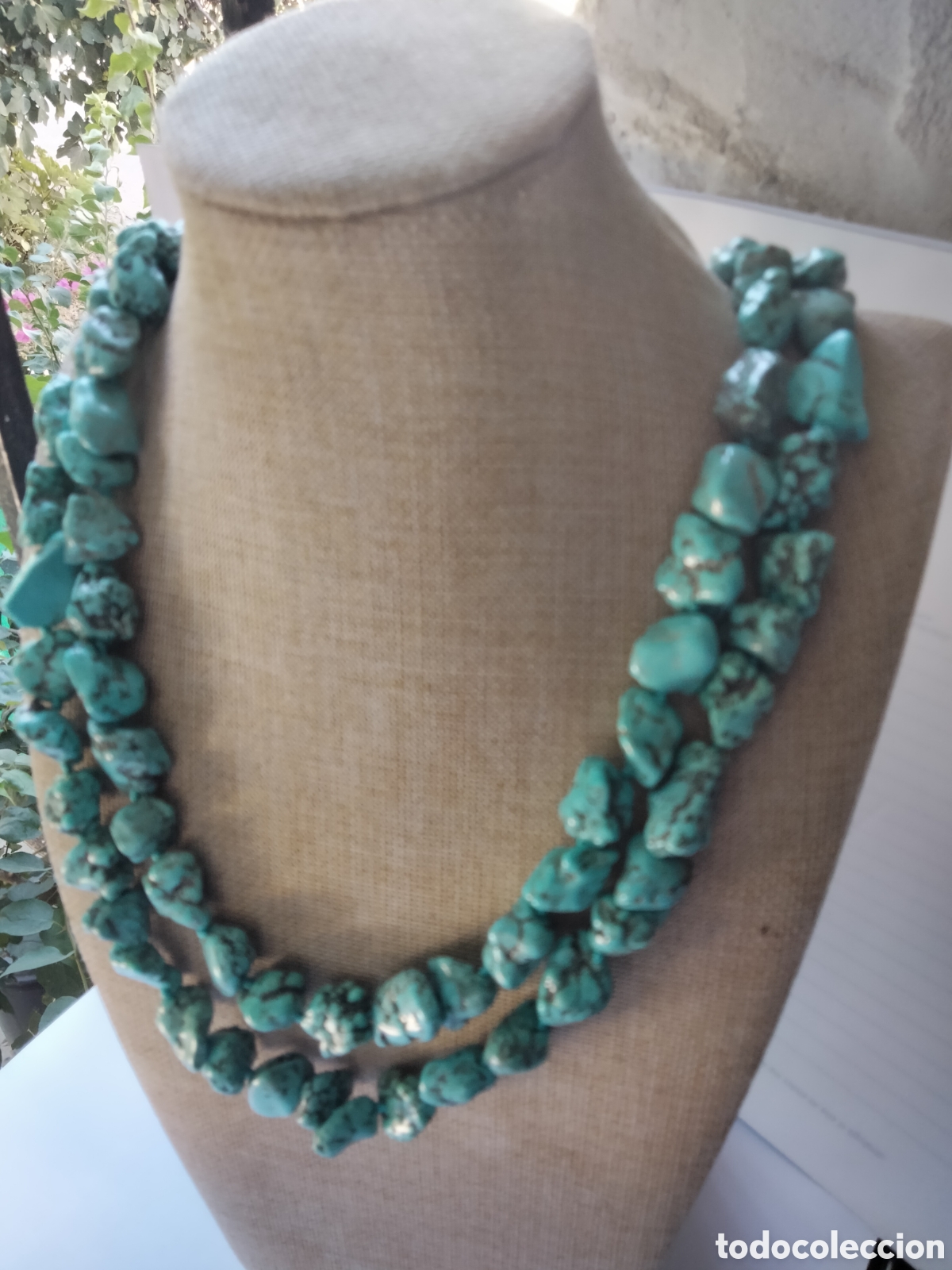 Joyeria: COLLAR TURQUESAS BARROCAS EXTRA LARGO 123 CM - Foto 3