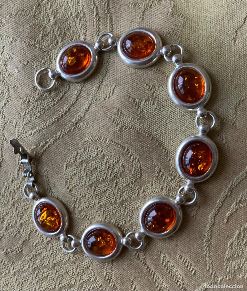 Joyeria: PULSERA DE &Aacute;MBAR DEL B&Aacute;LTICO Y PLATA DE LEY - Foto 1