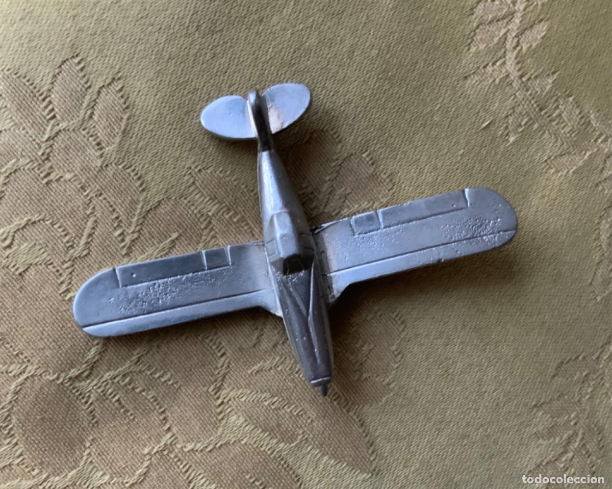 Joyeria: ANTIGUO BROCHE DE PLATA, AVION 7 cm - Foto 1