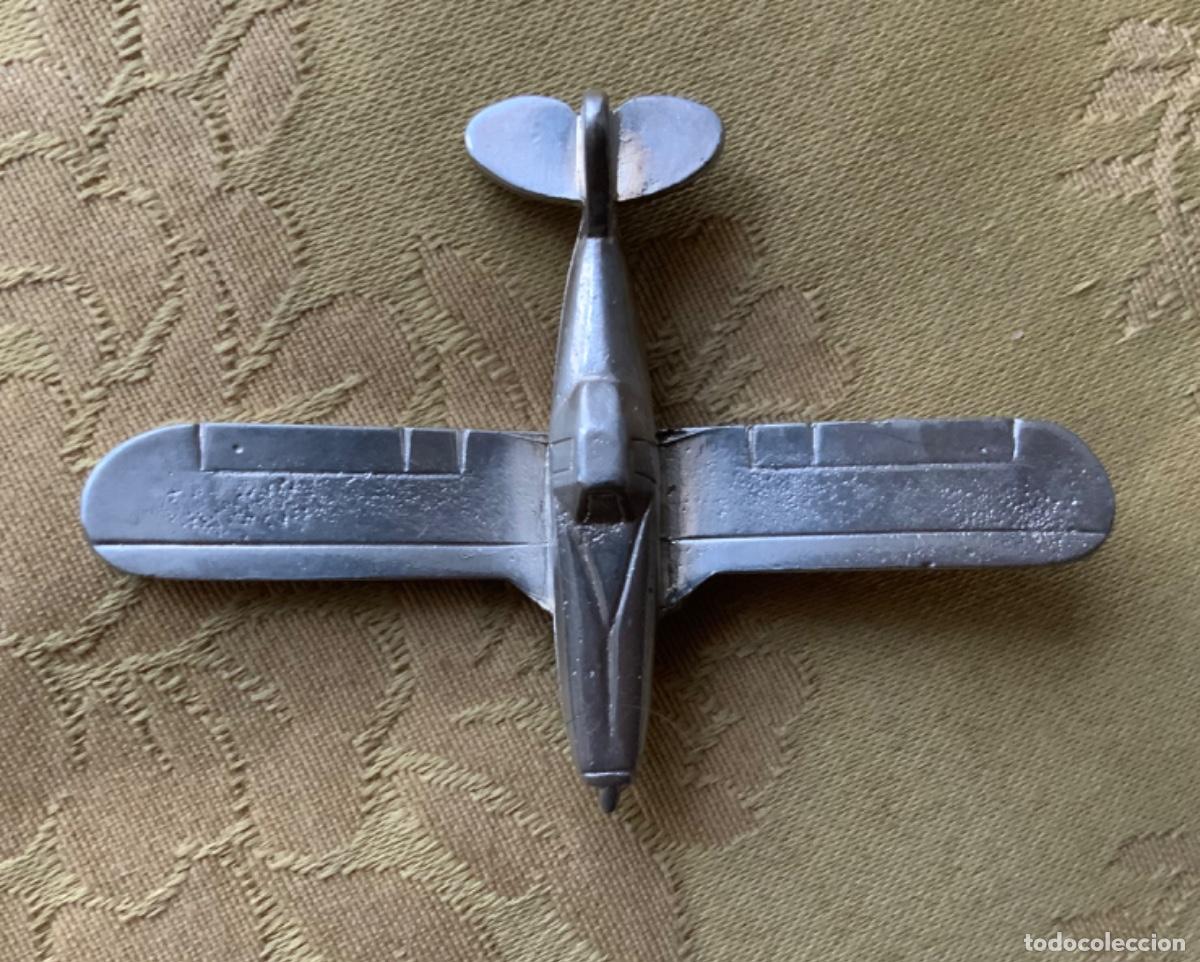 Joyeria: ANTIGUO BROCHE DE PLATA, AVION 7 cm - Foto 2