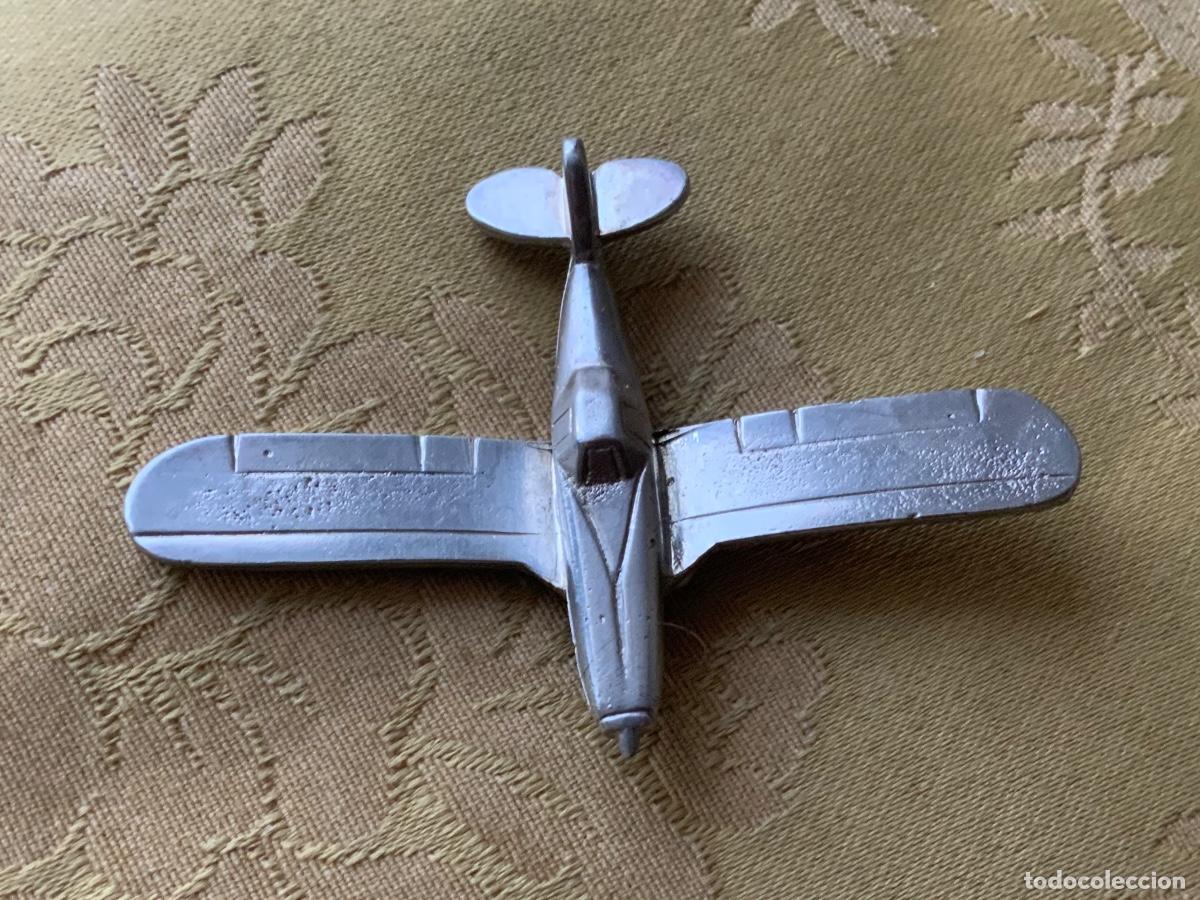 Joyeria: ANTIGUO BROCHE DE PLATA, AVION 7 cm - Foto 4