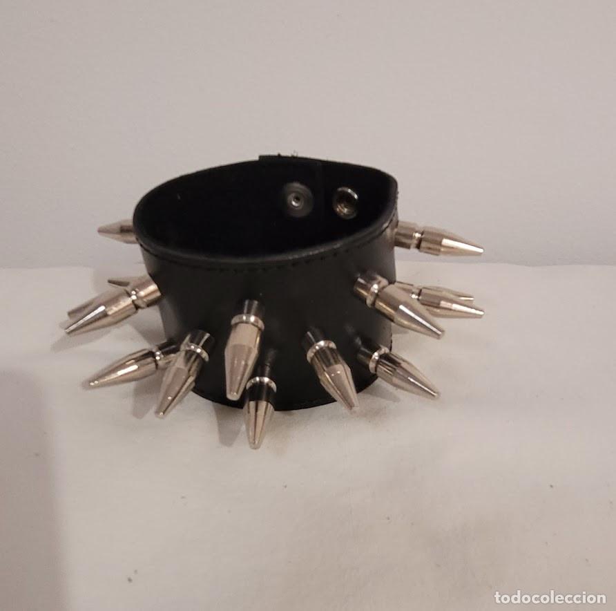 Joyeria: Pulsera Mu&ntilde;equera cuero negra - Foto 1