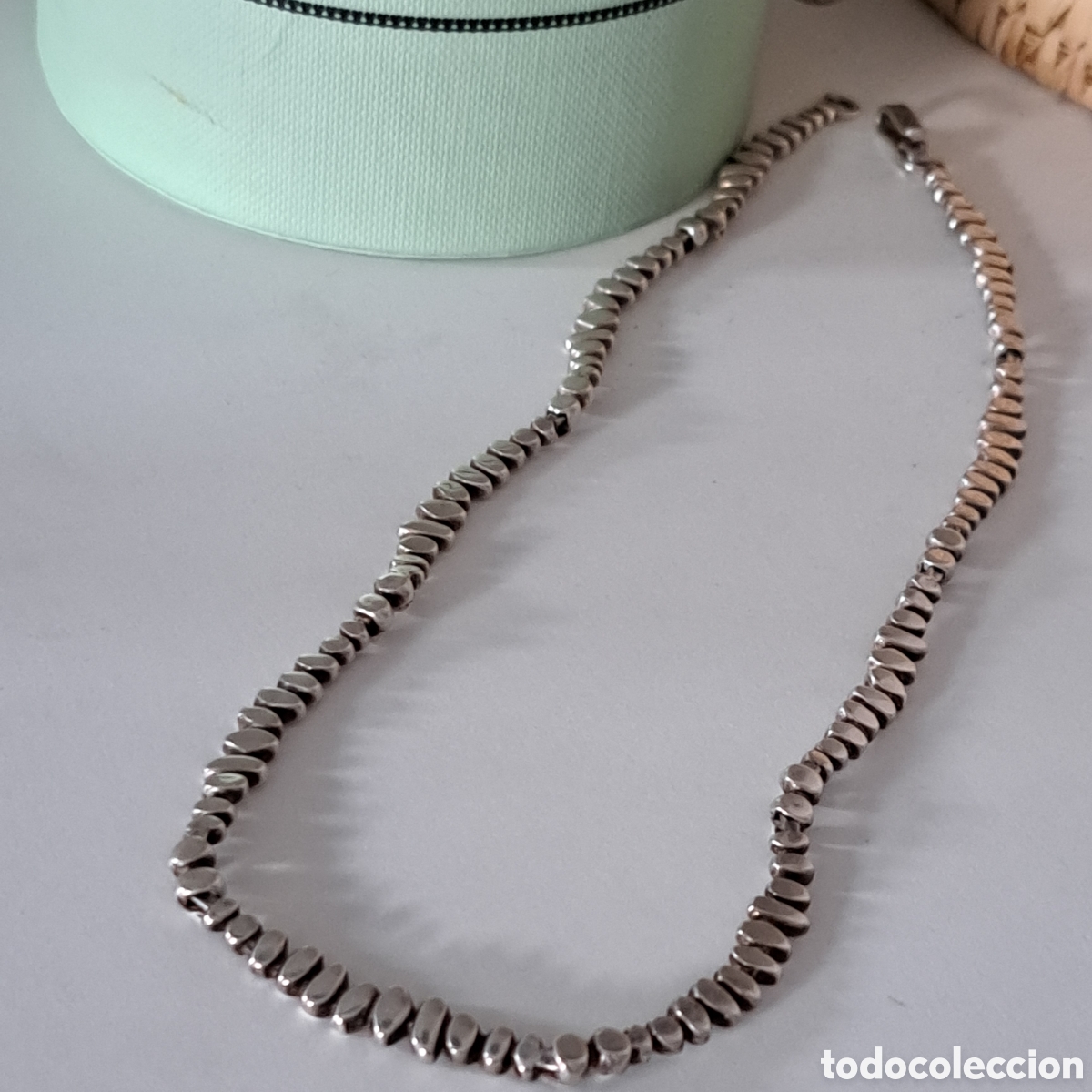 Joyeria: ESPECTACULAR COLLAR DE PLATA DE LEY DE DISE&Ntilde;O. REF S2 C MI CAJ - Foto 3