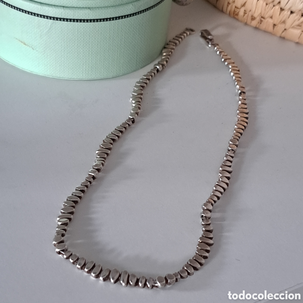 Joyeria: ESPECTACULAR COLLAR DE PLATA DE LEY DE DISE&Ntilde;O. REF S2 C MI CAJ - Foto 1