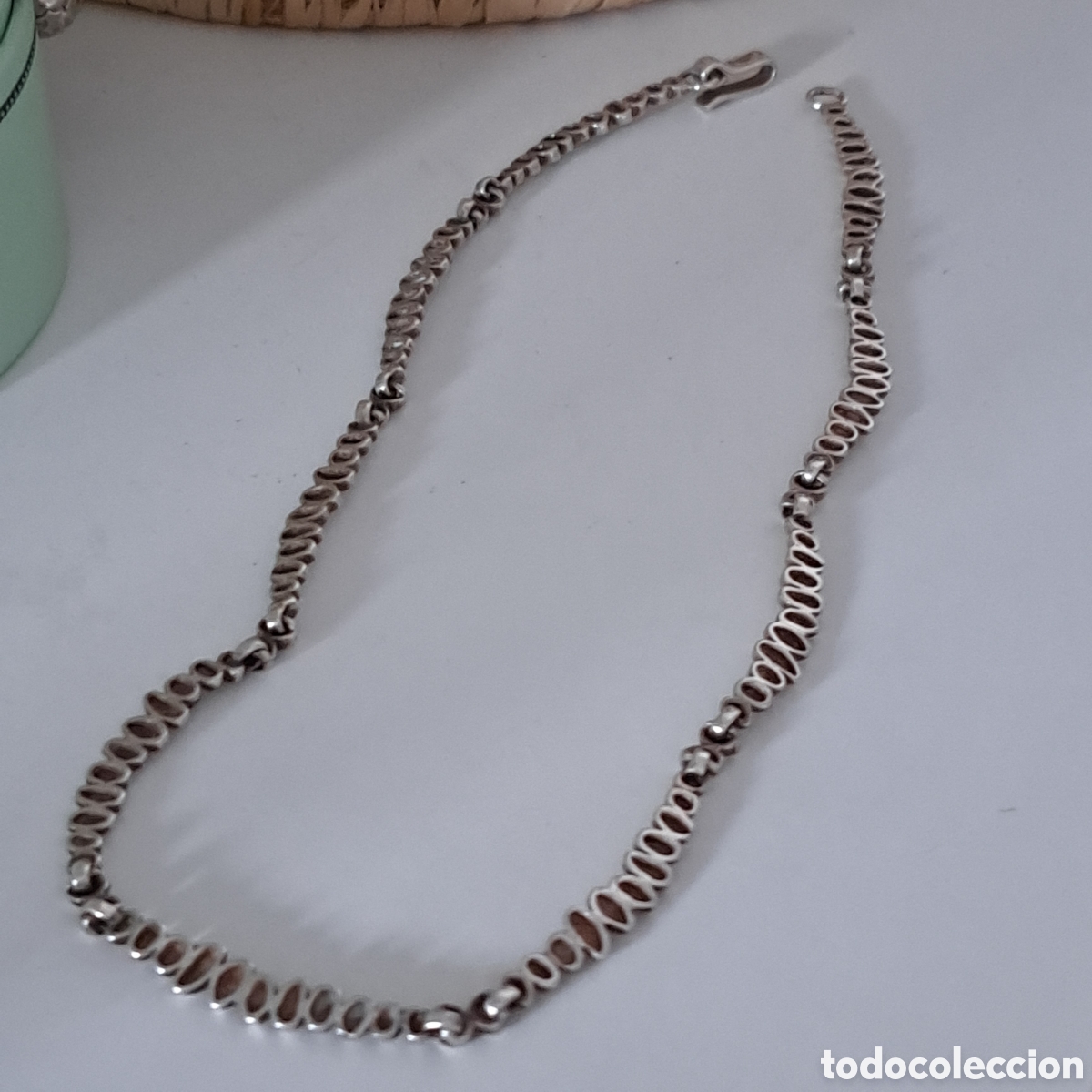 Joyeria: ESPECTACULAR COLLAR DE PLATA DE LEY DE DISE&Ntilde;O. REF S2 C MI CAJ - Foto 2