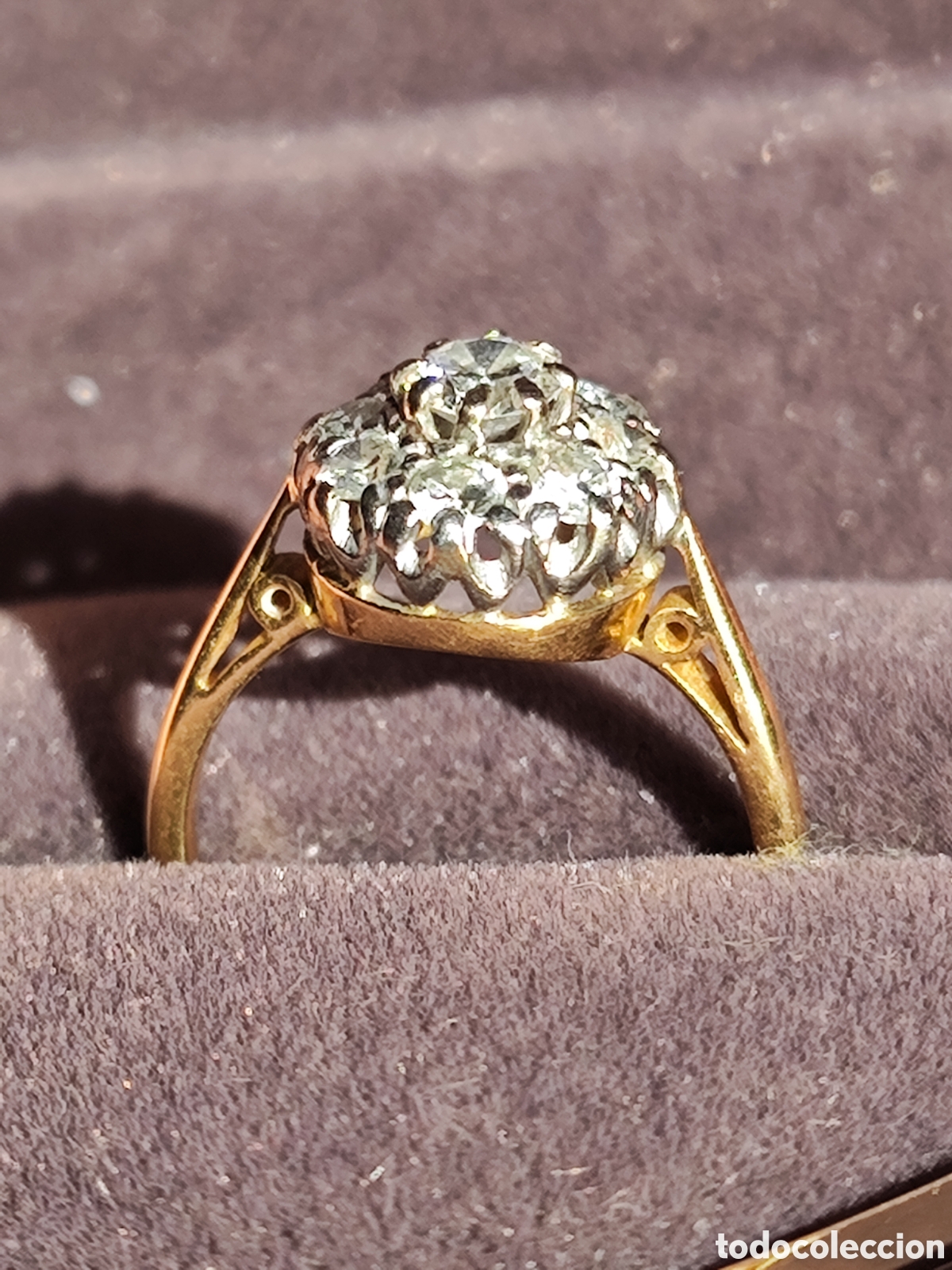 Joyeria: Anillo oro 18ct con diamantes - Foto 2