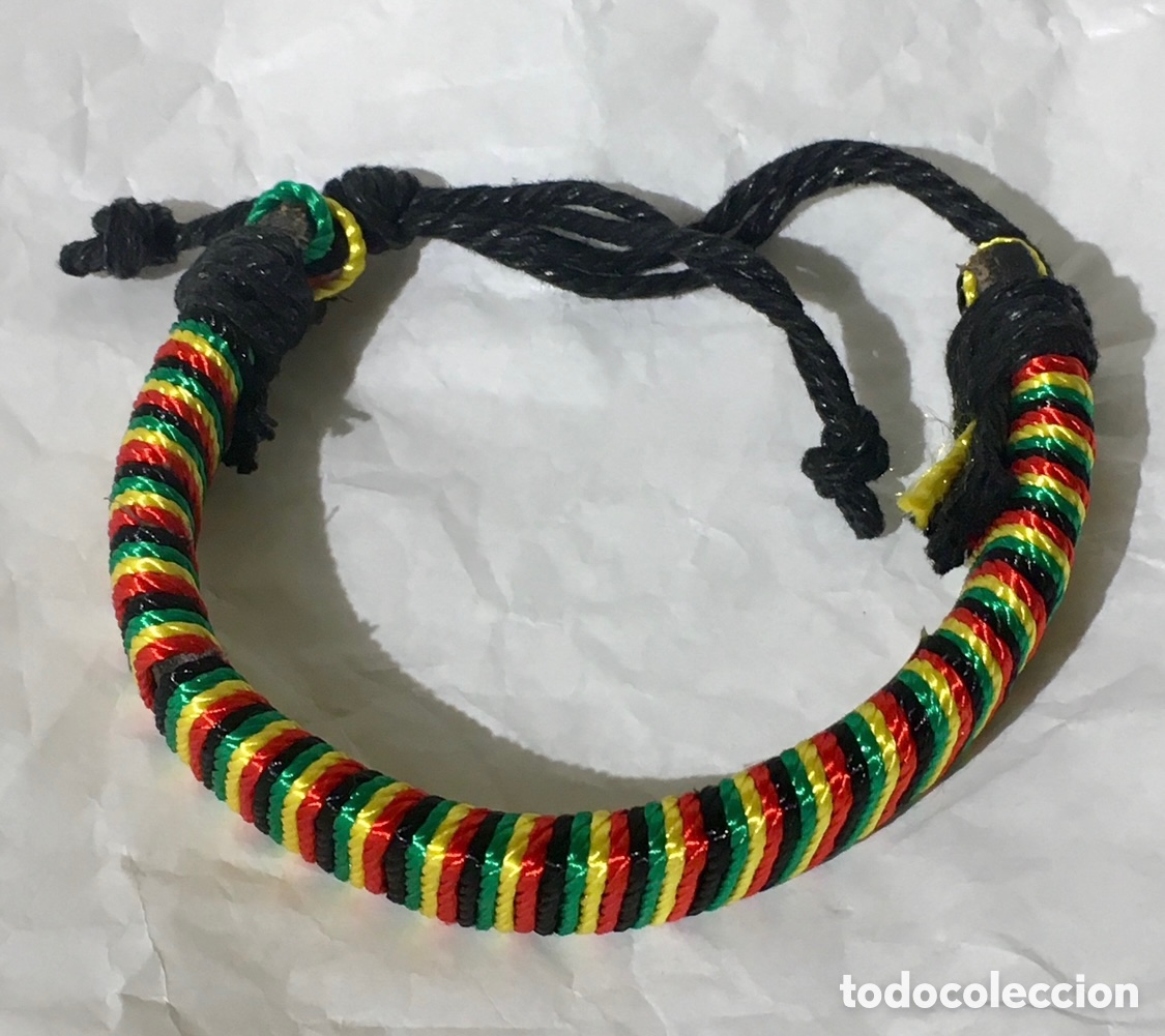 Joyeria: Pulsera tejido ajustable. Mali. - Foto 1