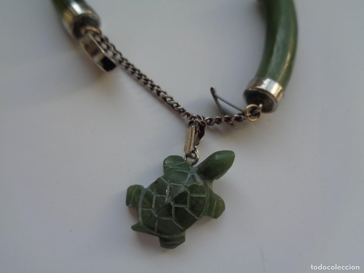 Joyeria: PULSERA DE JADE VERDE CON COLGANTE - Foto 2
