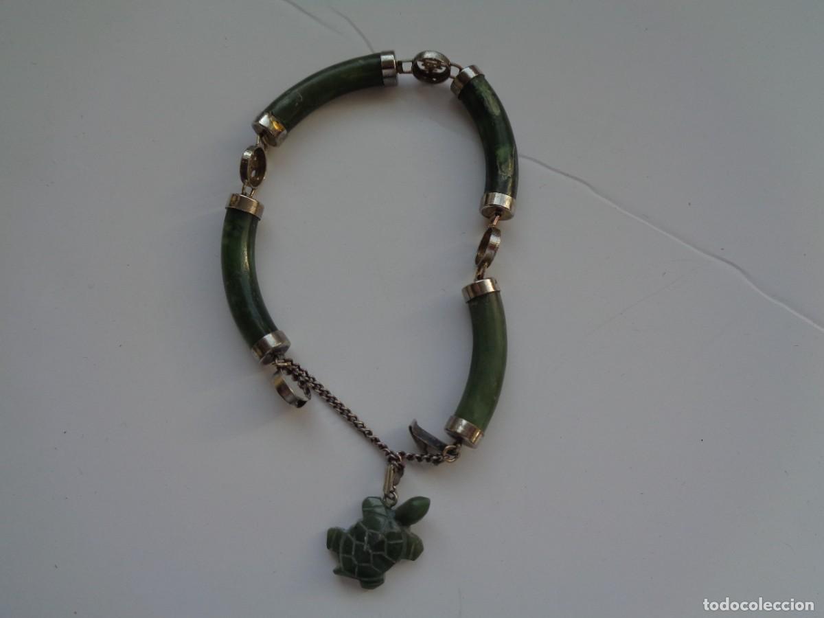 Joyeria: PULSERA DE JADE VERDE CON COLGANTE - Foto 1