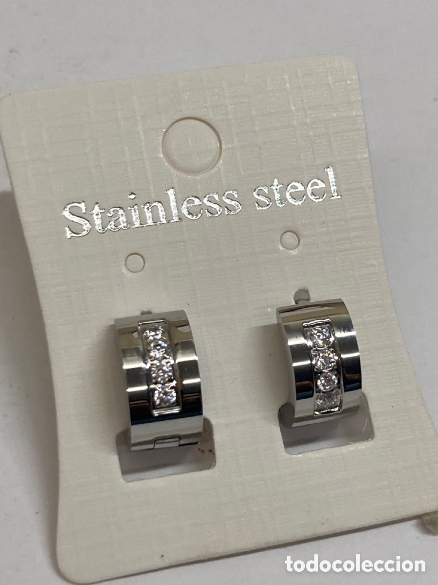 Joaillerie: Pendientes de acero Stailess P57