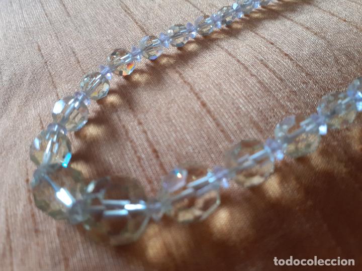Joyeria: Collar cristal tallado tono amarillo - Foto 2