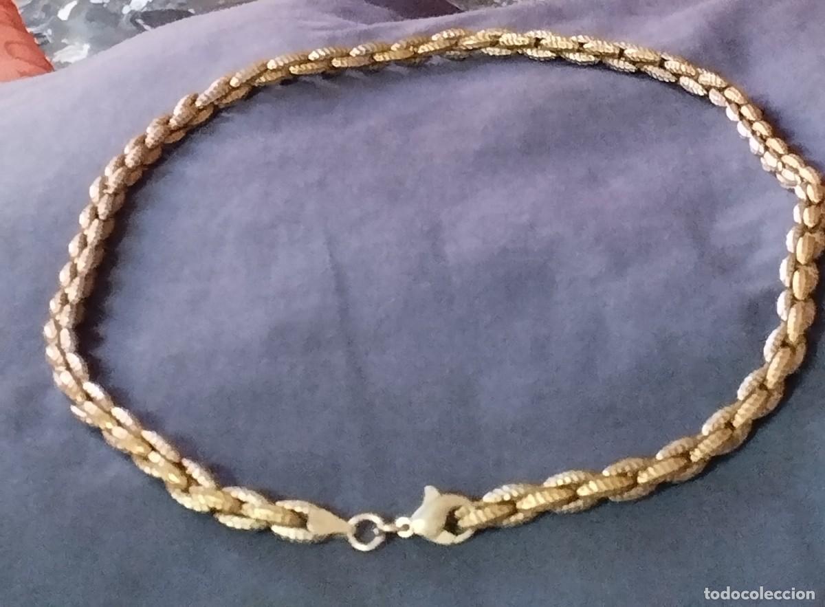 Joyeria: Collar de plata y plata sobredorada de calabrotes - Foto 1