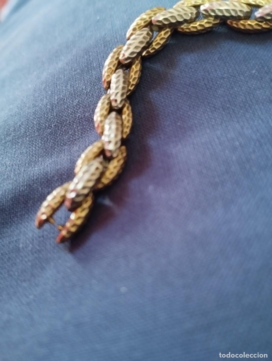 Joyeria: Collar de plata y plata sobredorada de calabrotes - Foto 4
