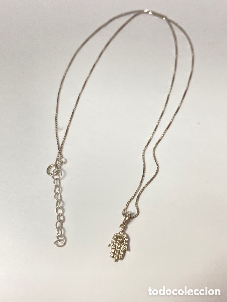 Joyeria: Gargantilla de plata con mano de Fatima / CC31 - Foto 1