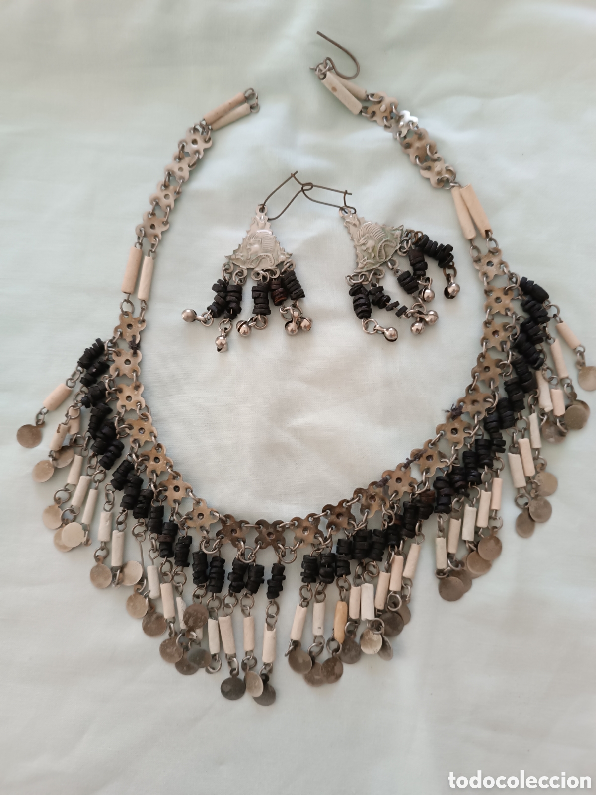 Joyeria: Gargantilla egipcia y pendientes - Foto 1