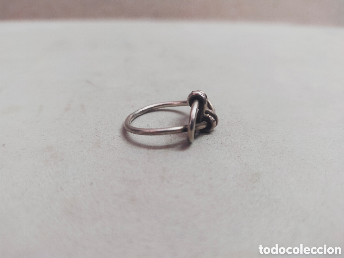 Joyeria: SORTIJA O ANILLO DE PLATA. FORMA DE NUDO. - Foto 3