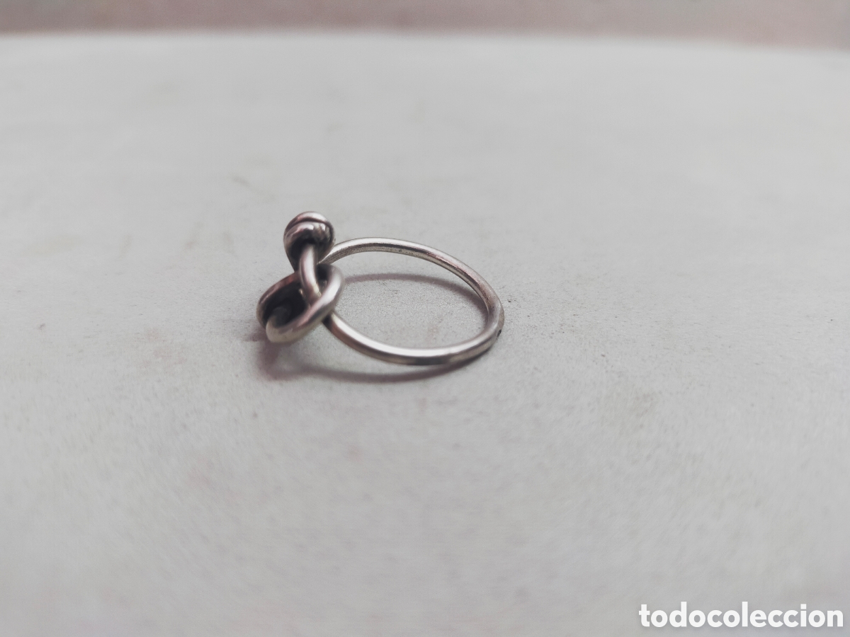 Joyeria: SORTIJA O ANILLO DE PLATA. FORMA DE NUDO. - Foto 5