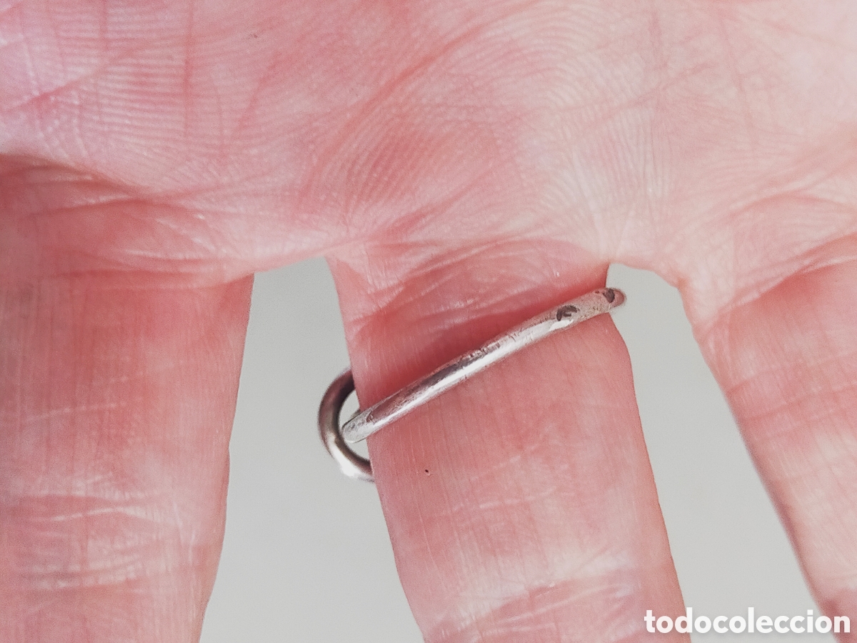 Joyeria: SORTIJA O ANILLO DE PLATA. FORMA DE NUDO. - Foto 9