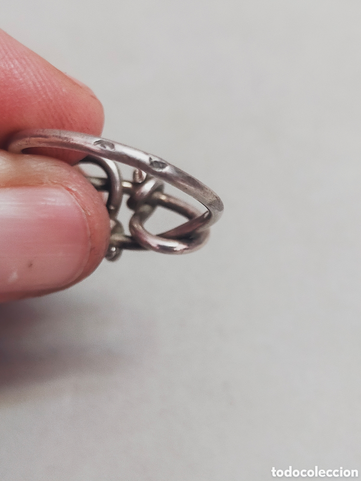 Joyeria: SORTIJA O ANILLO DE PLATA. FORMA DE NUDO. - Foto 10