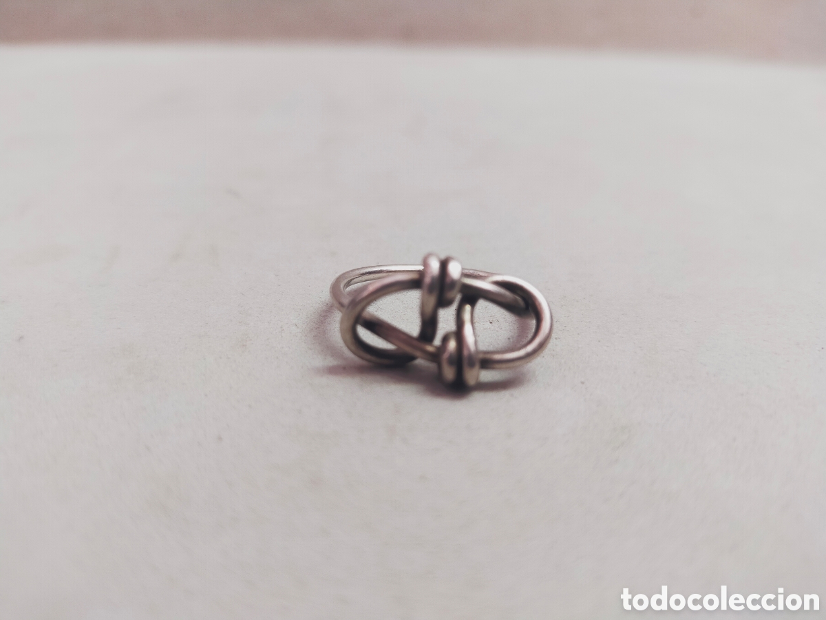 Joyeria: SORTIJA O ANILLO DE PLATA. FORMA DE NUDO. - Foto 2