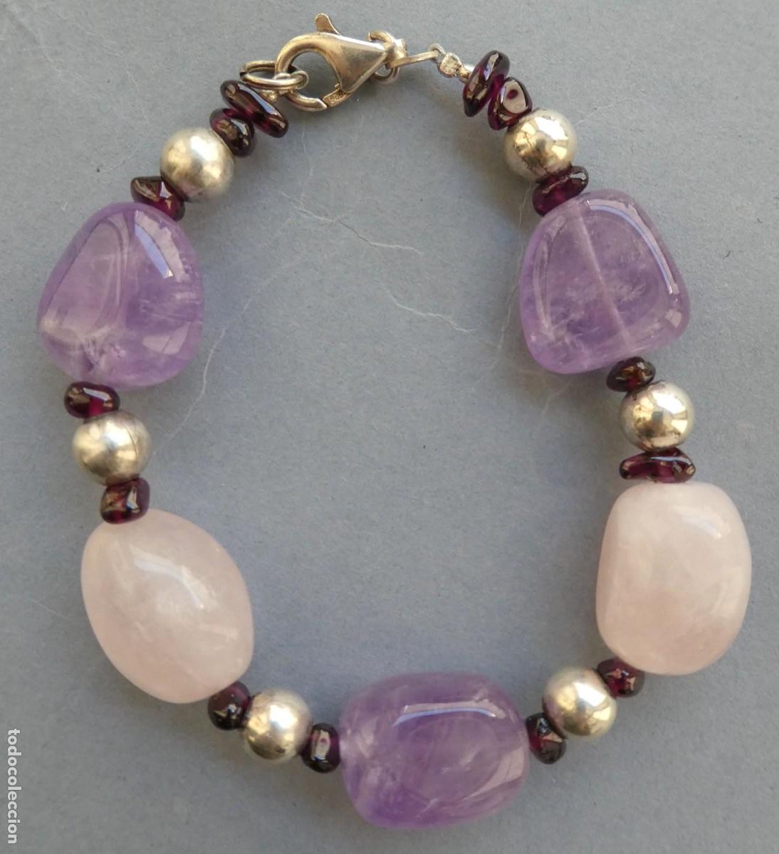 Joyeria: PULSERA DE PLATA DE LEY 925 Y PIEDRAS - Foto 1