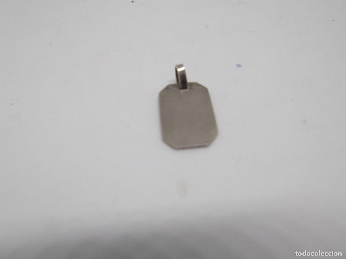 Joyeria: Medalla en plata lisa.Vintage - Foto 4
