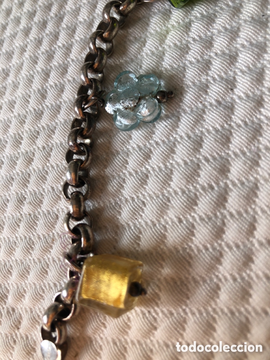 Joyeria: Pulsera de plata con adornos - Foto 3